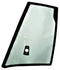 Case 338424A1 Loader/Backhoe LH Rear Window Replacement Cab Glass