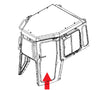 Caterpillar 1258254 Crawler Tractor-Loader Right/Left Hand Door Replacement Cab Glass