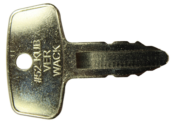 #52 (53630) Kubota/Thomas/Vermeer/Wacker Replacement Key