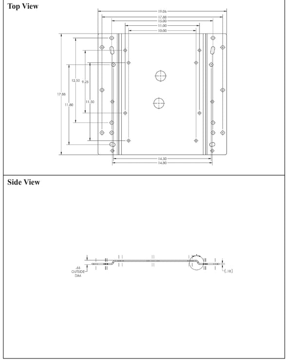 Universal Construction Mounting Plate