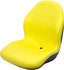 Case Skid Steer Bucket Seat - Fits Various Models - Yellow Vinyl