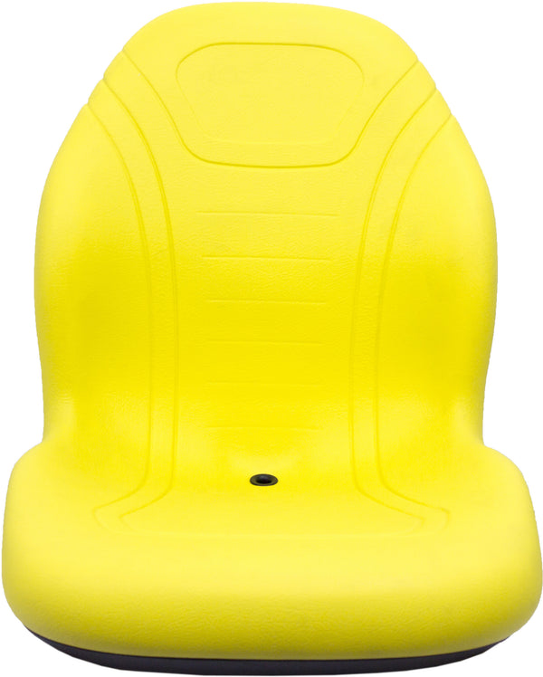 Case Skid Steer Replacement Bucket Seat - Fits Various Models - Yellow Vinyl