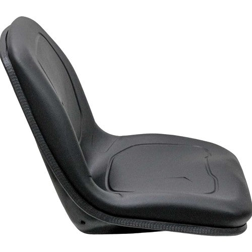 Case Forklift Replacement Bucket Seat - Fits Various Models -  Black Vinyl