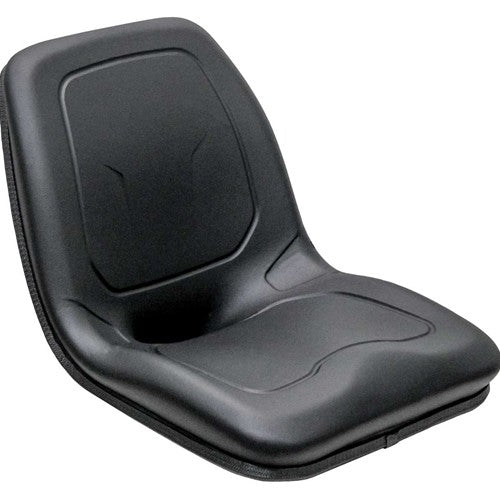 Case Forklift Replacement Bucket Seat - Fits Various Models -  Black Vinyl