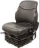 Case Dozer Replacement Seat & Mechanical Suspension - Fits Various Models - Black Vinyl