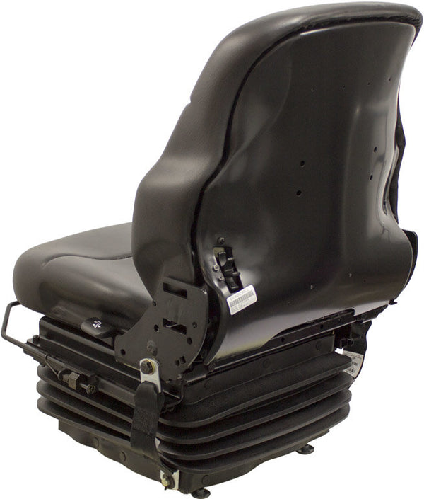 Case Dozer Replacement Seat & Mechanical Suspension - Fits Various Models - Black Vinyl