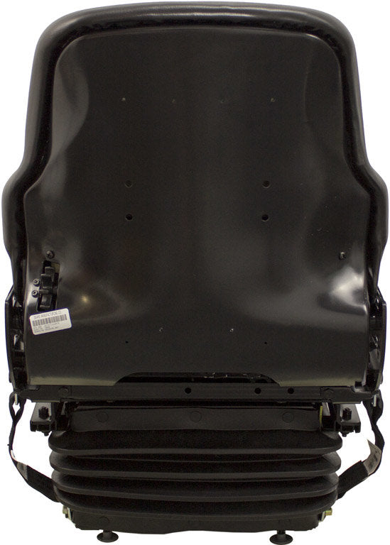 Case Dozer Replacement Seat & Mechanical Suspension - Fits Various Models - Black Vinyl