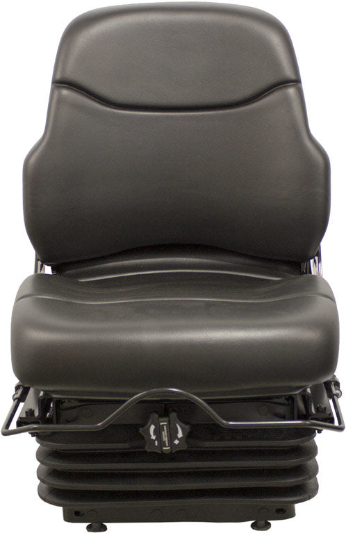 Case Dozer Replacement Seat & Mechanical Suspension - Fits Various Models - Black Vinyl