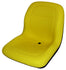 John Deere Compact Utility Tractor Replacement Bucket Seat - Fits Various Models - Yellow Vinyl