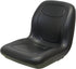 Caterpillar Skid Steer Replacement Bucket Seat - Fits Various Models - Black Vinyl