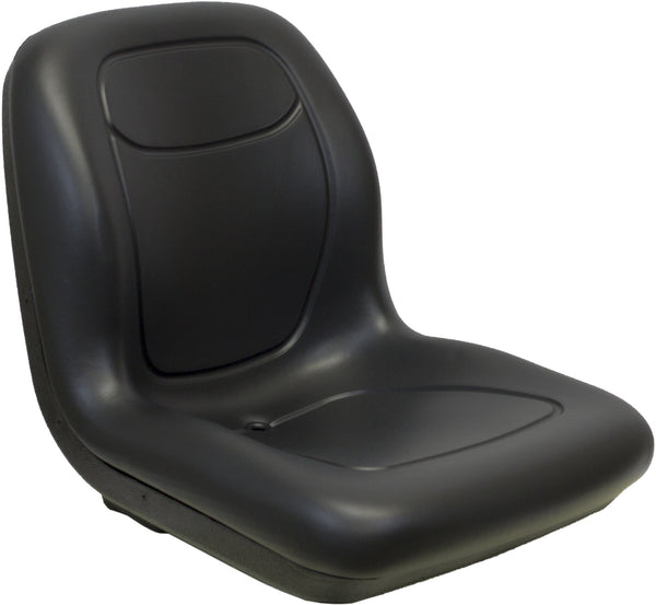 Caterpillar Skid Steer Replacement Bucket Seat - Fits Various Models - Black Vinyl