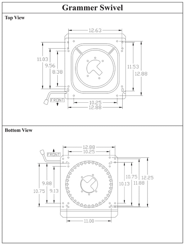 Grammer Replacement Swivel