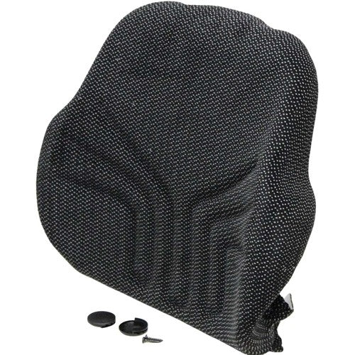 Backrest Cushion - Black/Gray Cloth