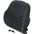 Backrest Replacement Cushion - Black/Gray Cloth