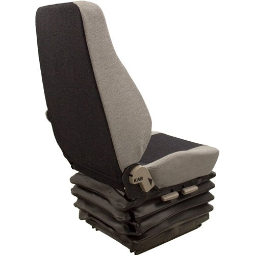 Caterpillar Integrated Tool Carrier Replacement Seat & Mechanical Suspension - Fits Various Models - Gray Cloth