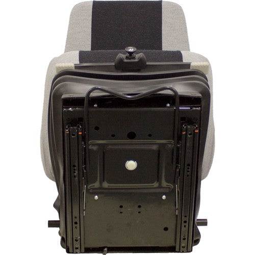 Caterpillar Excavator Replacement Seat & Air Suspension (24V) - Fits Various Models - Gray Cloth