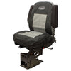 Mid-Back Truck Seat/Backrest Cover Kit - Black/Gray