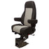 Semi Truck Replacement Seat - High-Back - Black/Gray Cloth