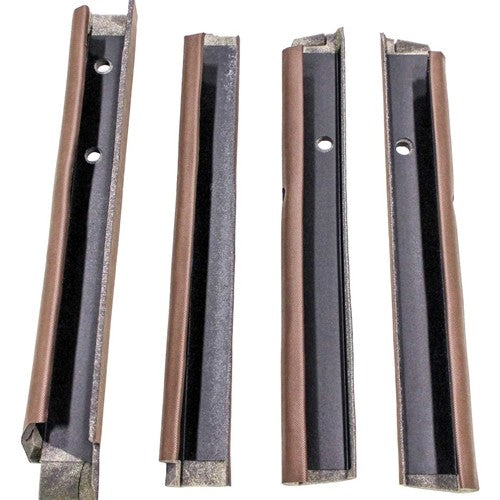 John Deere 2040-3150 Utility Series Tractor Replacement Quick Fit Corner Post Kit - Brown Vinyl