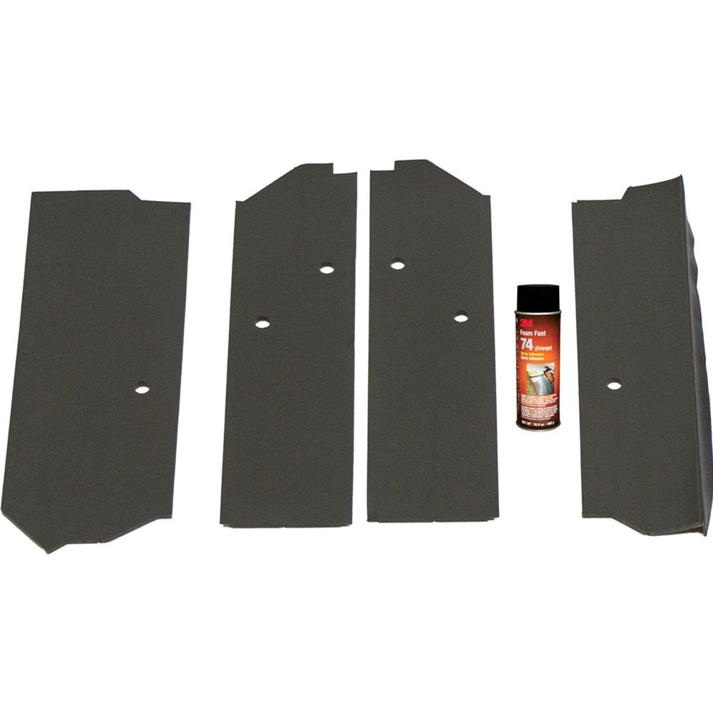 John Deere 30 Series 2WD Tractor Corner Post Replacement Kit - Black Vinyl