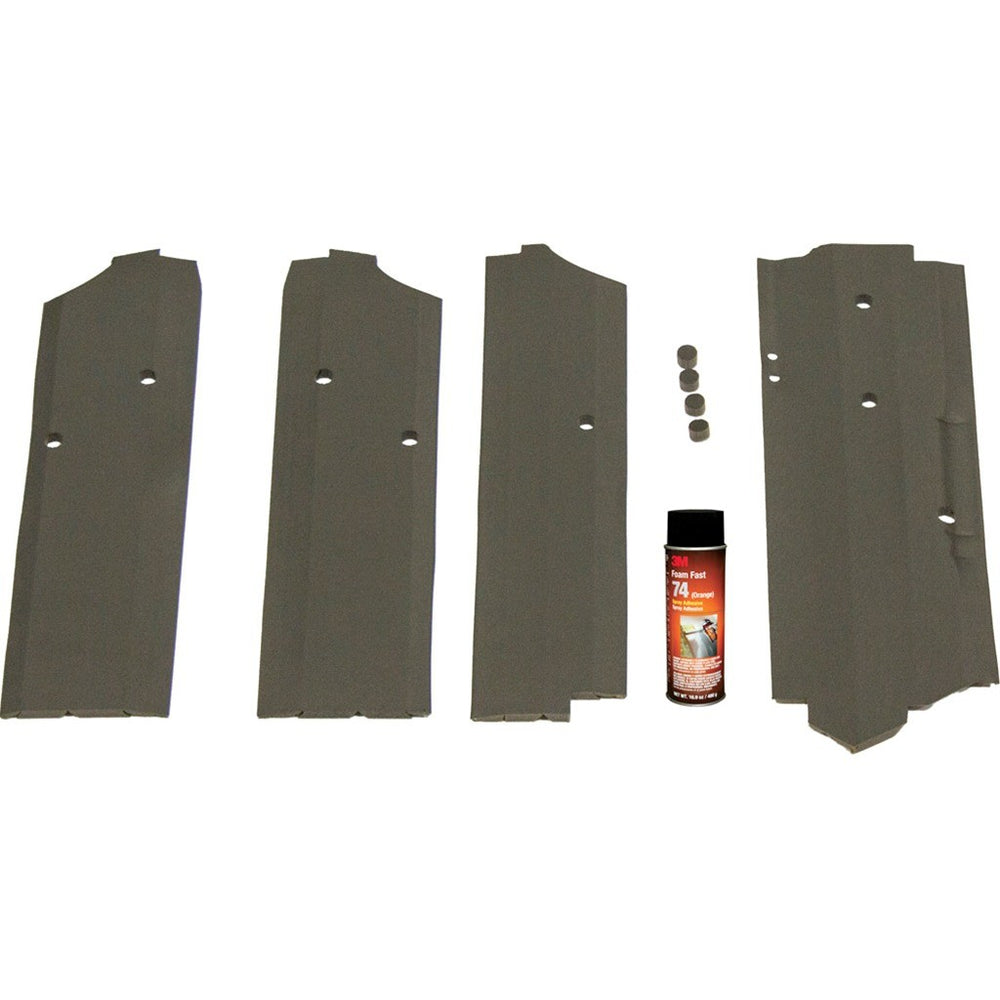 John Deere 40 Series 2WD Tractor Replacement Corner Post Kit - Black Vinyl