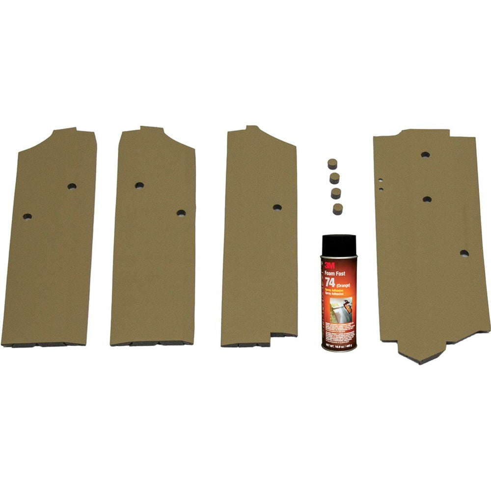 John Deere 55/55 Utility Series Tractor Replacement Corner Post Kit - Tan Cloth