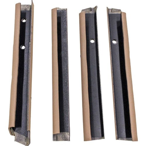 John Deere 55-60 Series Tractor Replacement Quick Fit Corner Post Kit - Brown Vinyl