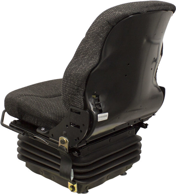 Case Dozer Replacement Seat & Mechanical Suspension - Fits Various Models - Gray Cloth