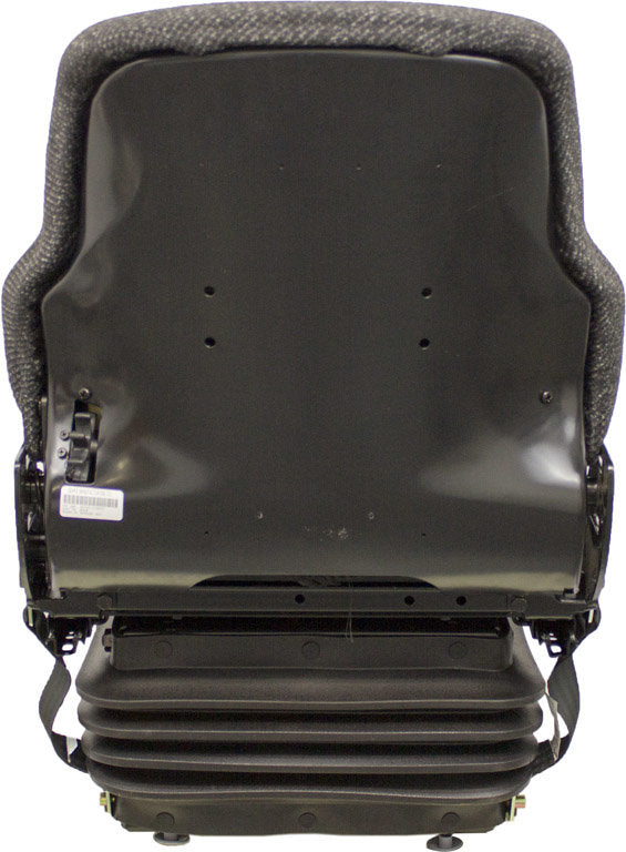 Case Dozer Replacement Seat & Mechanical Suspension - Fits Various Models - Gray Cloth