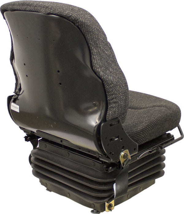 Case Dozer Replacement Seat & Mechanical Suspension - Fits Various Models - Gray Cloth