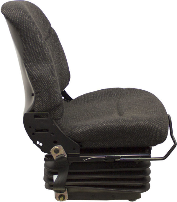 Case Dozer Replacement Seat & Mechanical Suspension - Fits Various Models - Gray Cloth