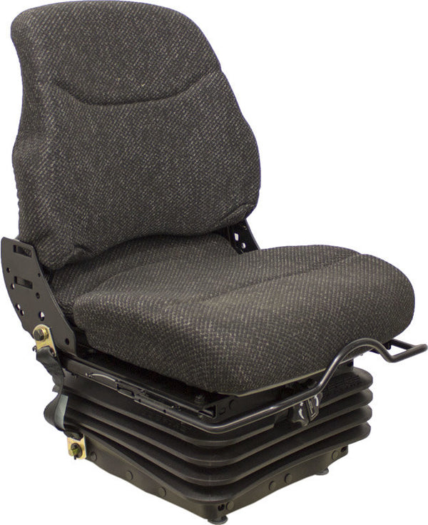 Case Dozer Replacement Seat & Mechanical Suspension - Fits Various Models - Gray Cloth