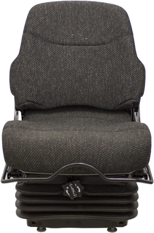 Case Dozer Replacement Seat & Mechanical Suspension - Fits Various Models - Gray Cloth