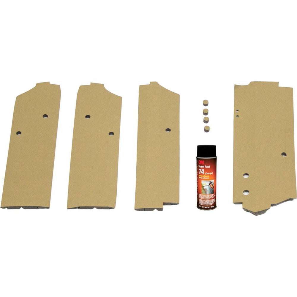 John Deere 60 Series Tractor Replacement Corner Post Kit - Sailcloth Tan Cloth