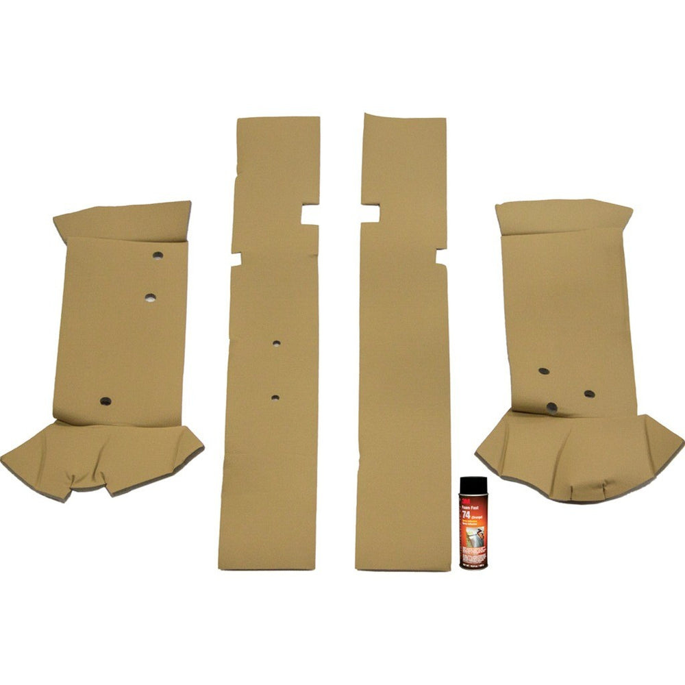 John Deere 7000 Series Tractor Replacement Corner Post Kit - Sailcloth Tan Cloth