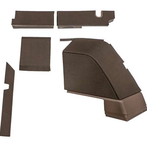 John Deere 7000-7010 Series Tractor Replacement Quick Fit Lower Kit - Brown and Tan Vinyl
