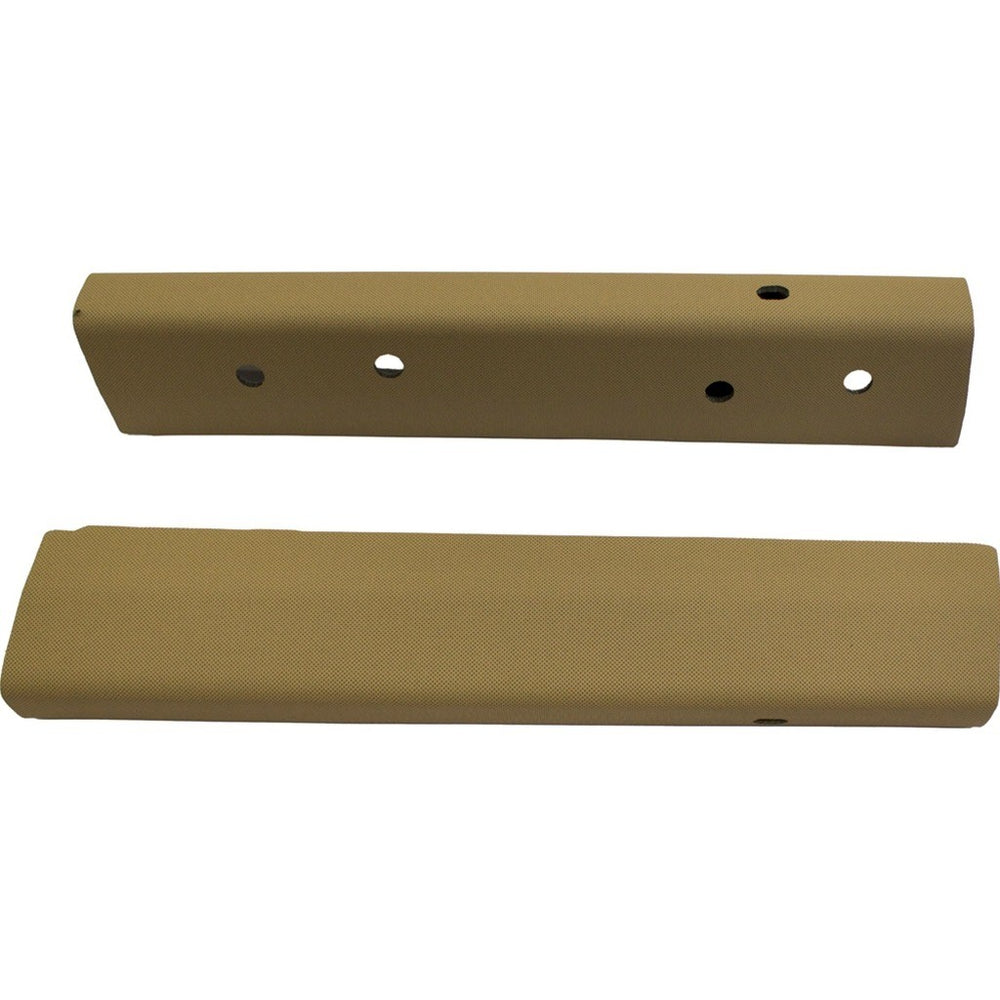 John Deere 8000 Early Series Tractor Replacement (Pair) Rear Post Cover - Sailcloth Tan Cloth