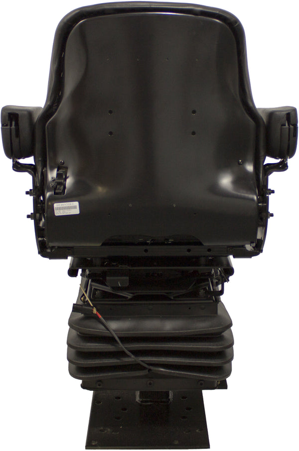 Case Loader/Backhoe Replacement Seat & Air Suspension - Fits Various Models - Black Vinyl