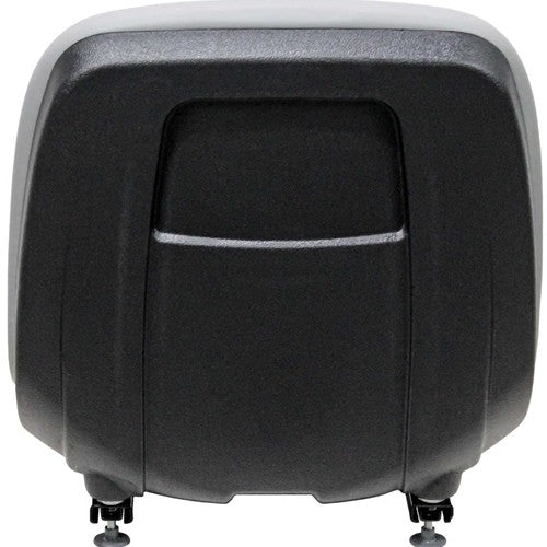 Case Loader/Backhoe Bucket Seat - Fits Various Models - Gray Vinyl