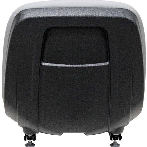 Case Loader/Backhoe Replacement Bucket Seat - Fits Various Models - Gray Vinyl