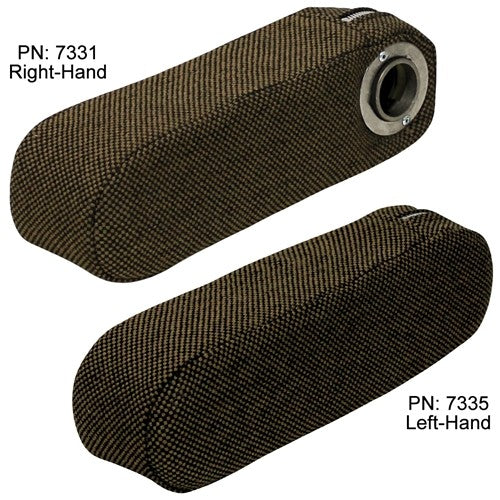 Case/Case IH/International Harvester/Massey Ferguson/Versatile Replacement LH Armrest - Brown Cloth