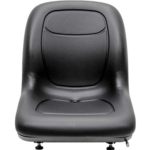 Case Loader/Backhoe Replacement Bucket Seat - Fits Various Models - Black Vinyl