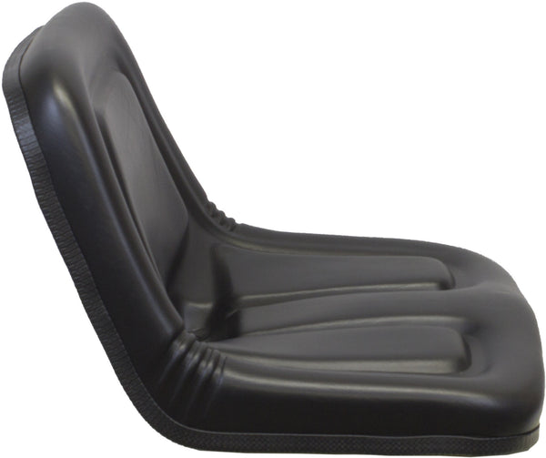 Cub Cadet Lawn Mower Replacement Bucket Seat - Fits Various Models - Black Vinyl