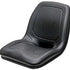 AGCO Lawn Mower Replacement Bucket Seat - Fits Various Models - Black Vinyl