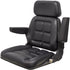 Case IH Tractor Replacement Seat Assembly - Fits Various Models - Black Vinyl