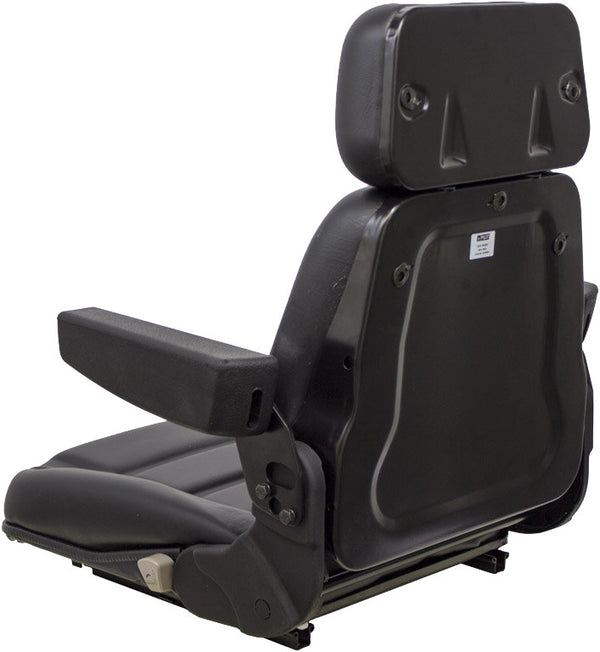 Versatile Tractor Replacement Seat Assembly - Fits Various Models - Black Vinyl