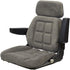 Allis Chalmers Tractor Replacement Seat Assembly - Fits Various Models - Gray Cloth