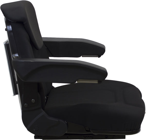 Ford/New Holland Tractor Replacement Seat Assembly - Fits Various Models - Black Cloth