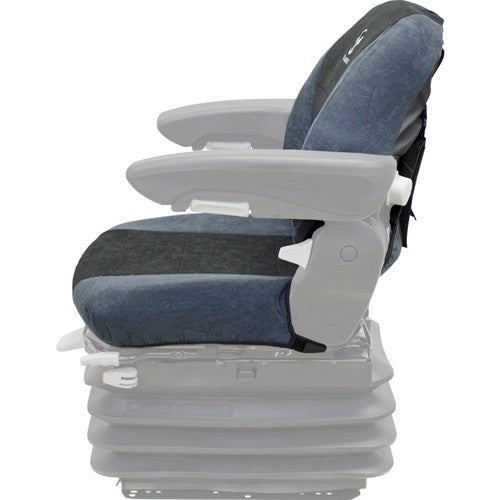 Grammer Seat & Backrest Cover Kit - Gray Cloth