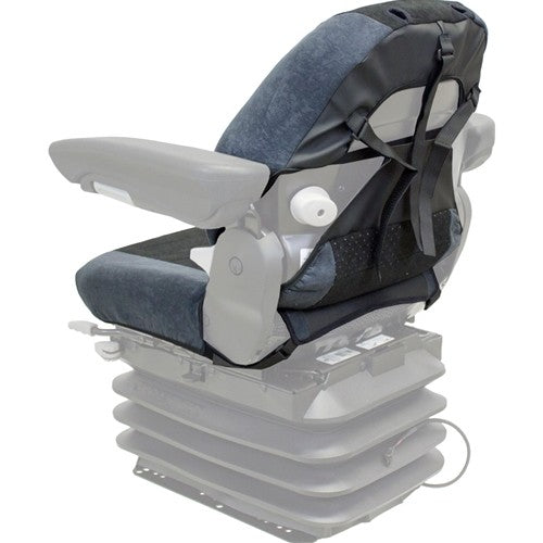 Grammer Replacement Seat & Backrest Cover Kit - Gray Cloth